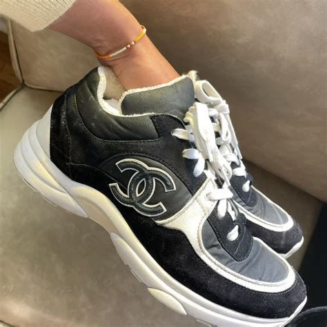 sell my chanel trainers|chanel trainers black and white.